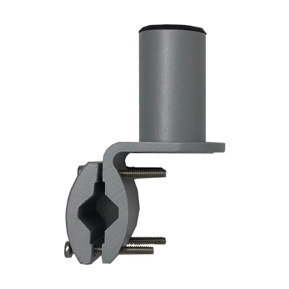 T10-4000-9 – TACO METALS Boat Sunshade Mount, Used With ShadeFin® Mini Boat Sunshade Square Tube Rail Mount Aluminum